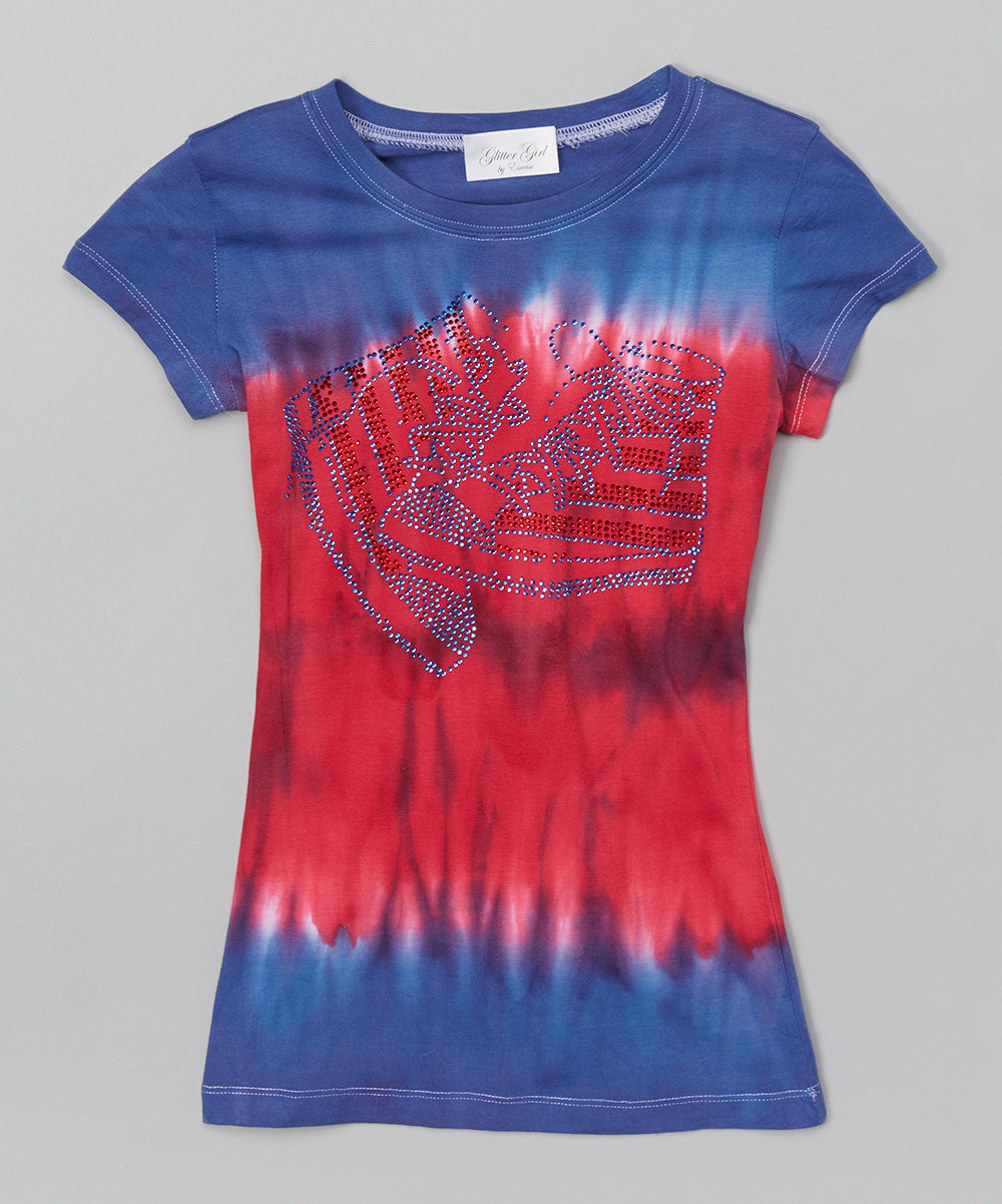 Girls Top Short Sleeve T Shirt -Americana Kicks