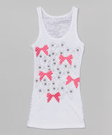 Girls Sleeveless Top - Bows