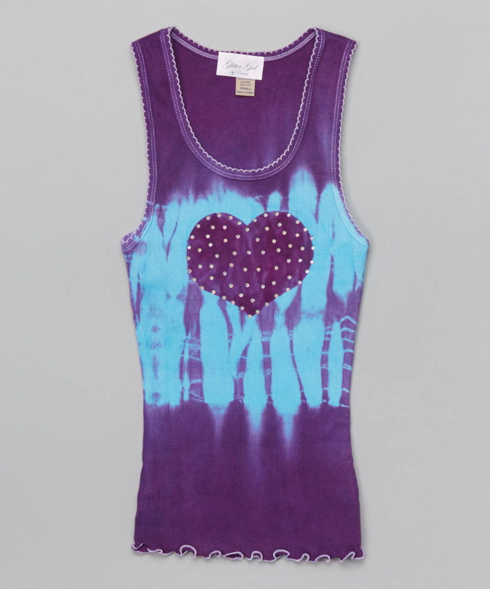 Girls & Junior Sleeveless Top - Heart