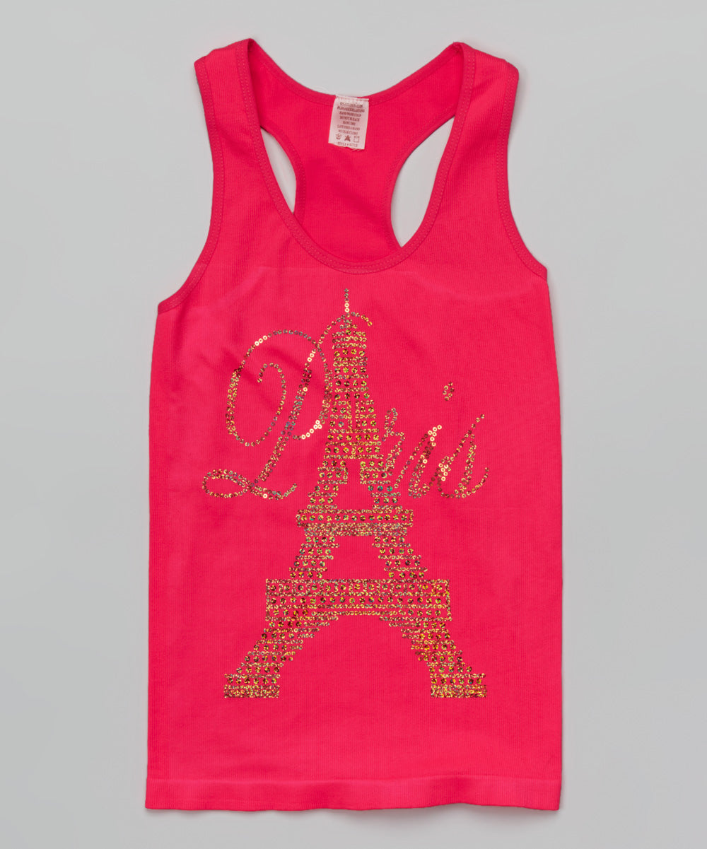 Girls Sleeveless Top - Paris