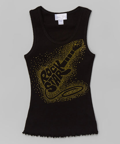 Girls Sleeveless Top - Rockstar