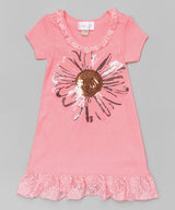 Girls Dress - Sequin Flower  By Glitter Girl