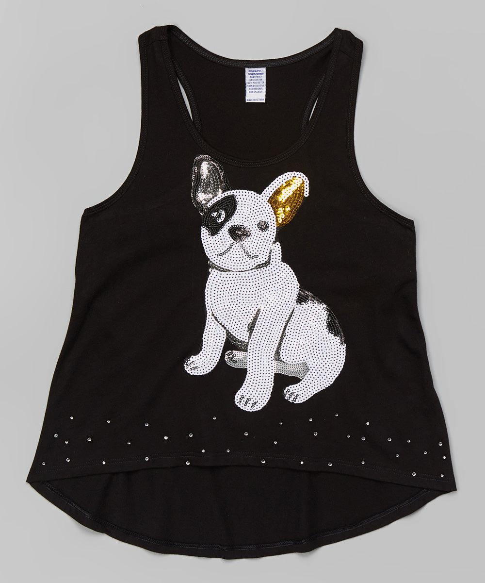 Girls Sleeveless Dog