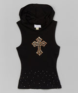 Girls Sleeveless Top - Cross