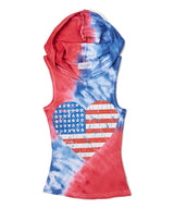 Girls Sleeveless Top - Heart