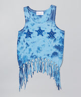 Girls Sleeveless Top - Stars