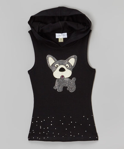 Girls Sleeveless Top - Doggie