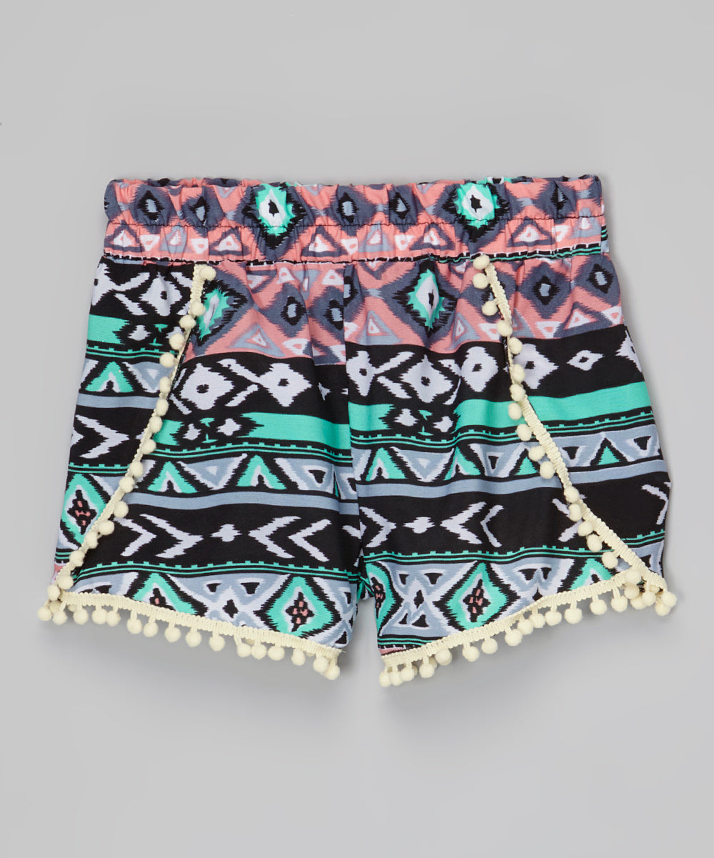 Women Shorts - Pom Poms