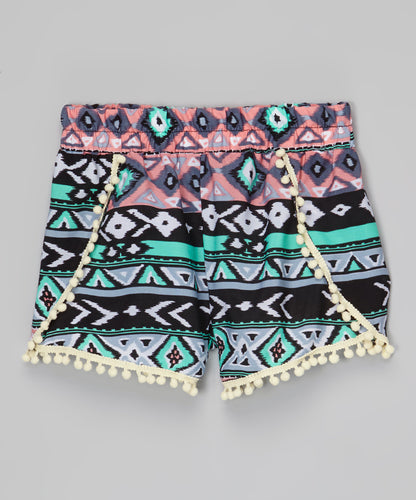 Women Shorts - Pom Poms