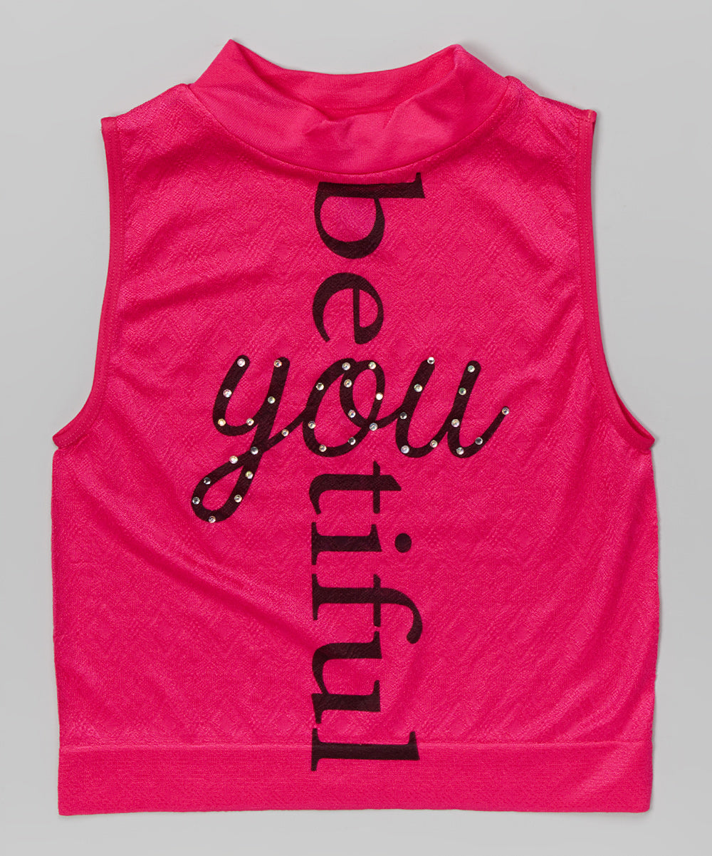 Girls Sleeveless Top - Beautiful You