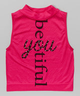 Girls Sleeveless Top - Beautiful You