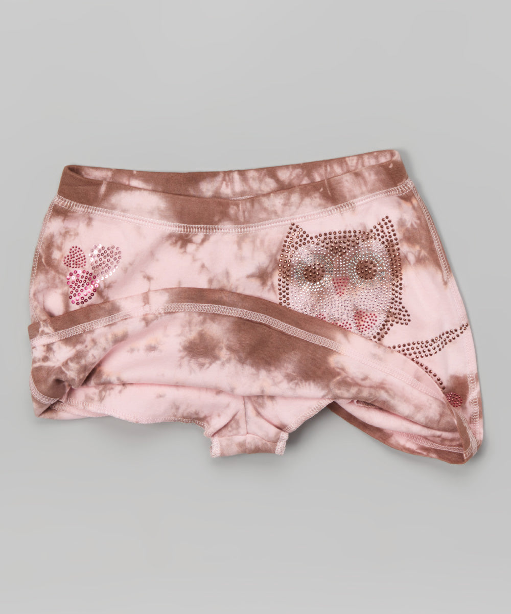 Girls Skort - Shorts Underneath - Owl