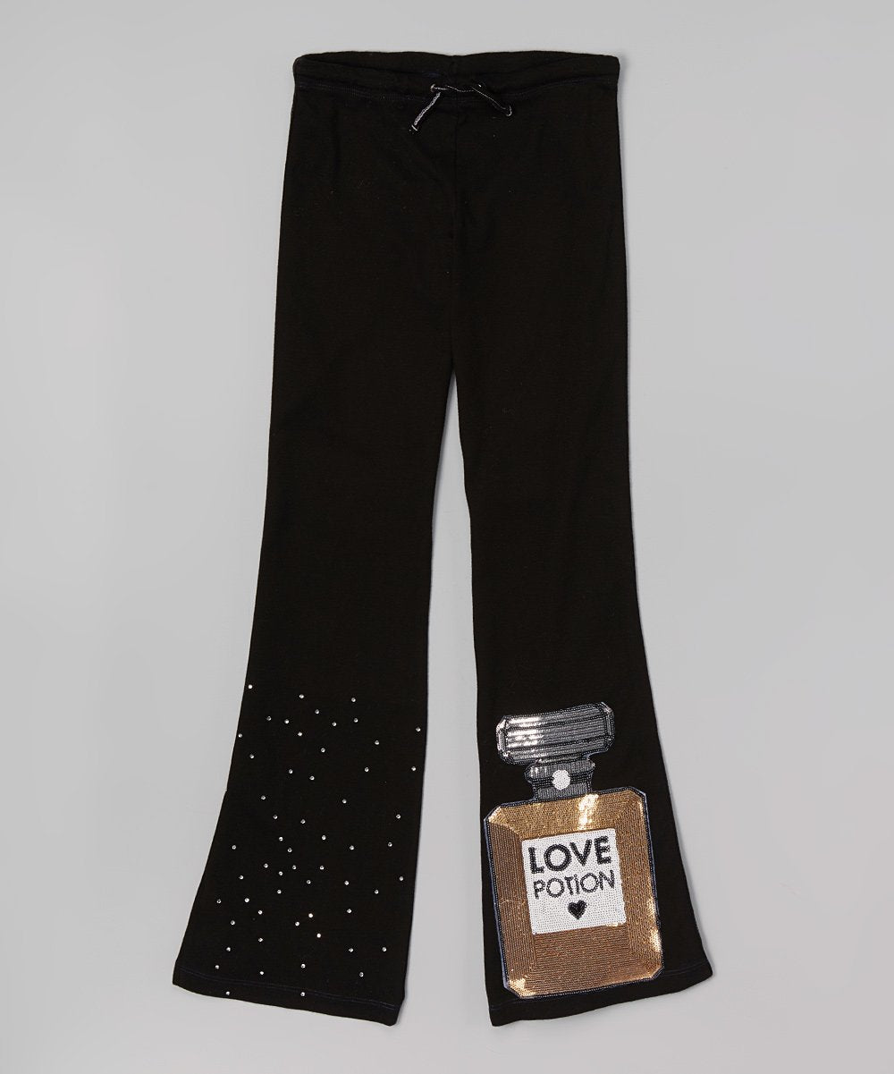 Girls Pant -Sequin Love Potion