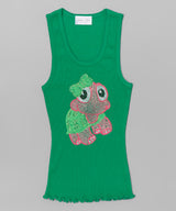 Girls Sleeveless Top - Turtle