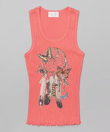 Girls Sleeveless Top - Butterflies