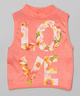 Girls Sleeveless Top - LOVE