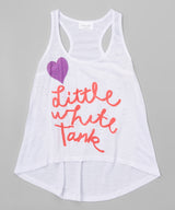 Girls Sleeveless Top - Heart