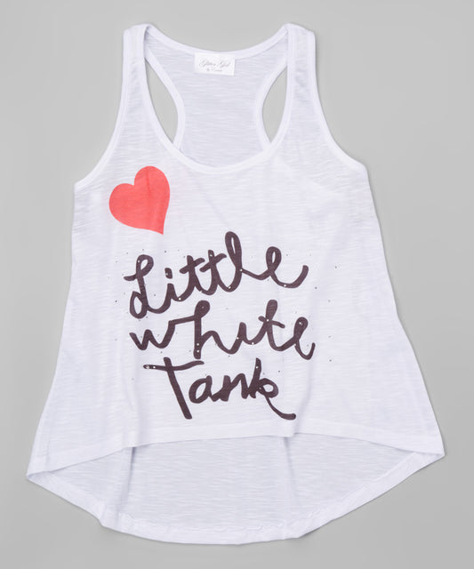 Girls Sleeveless Top - Heart