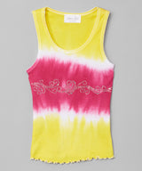 Girls Sleeveless Top Tie Dye