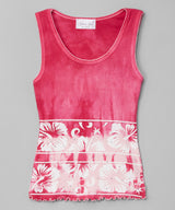 Girls Sleeveless Top - Hibiscus