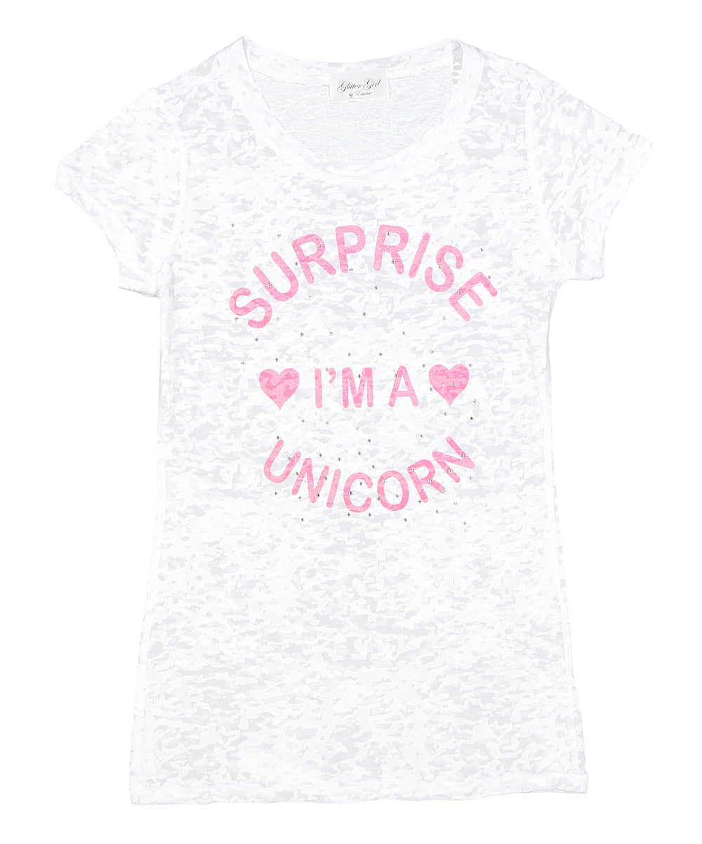 Girls Top Short Sleeve T Shirt - Graphic
