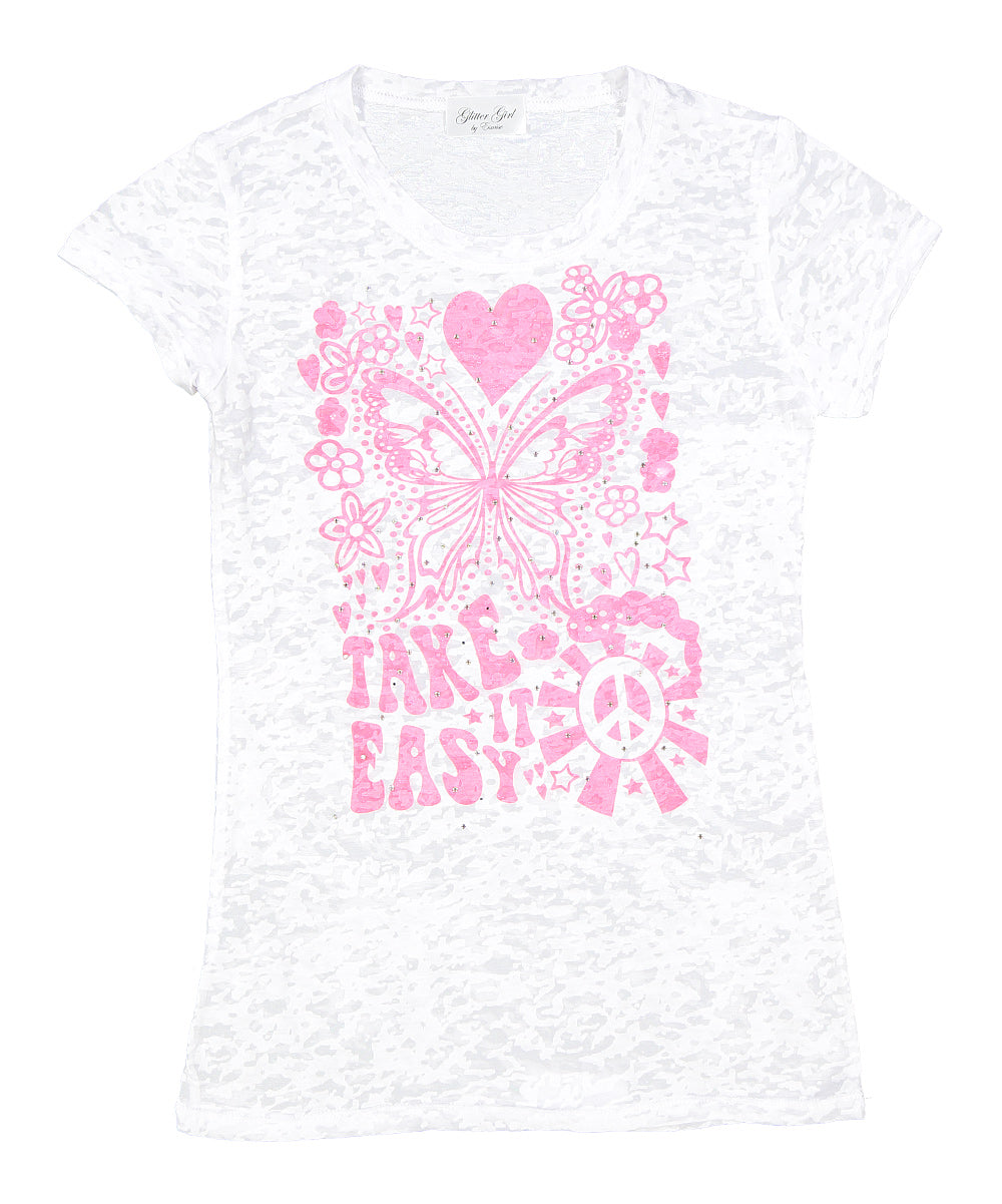 Girls Top Short Sleeve T Shirt - Graphic