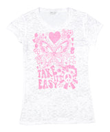 Girls Top Short Sleeve T Shirt - Graphic