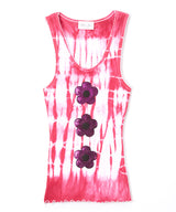 Girls Sleeveless Top - Flowers