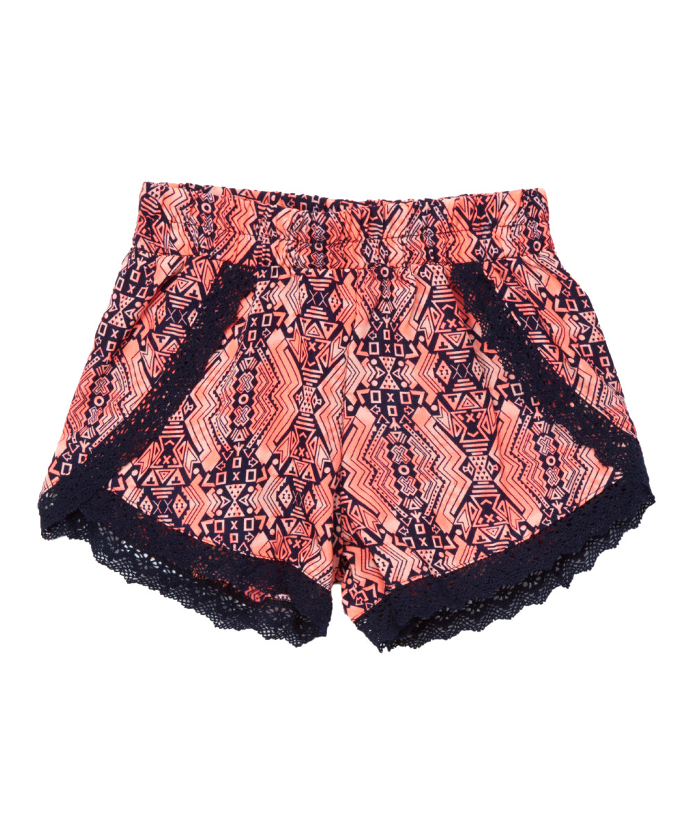 Girls Shorts lace trim