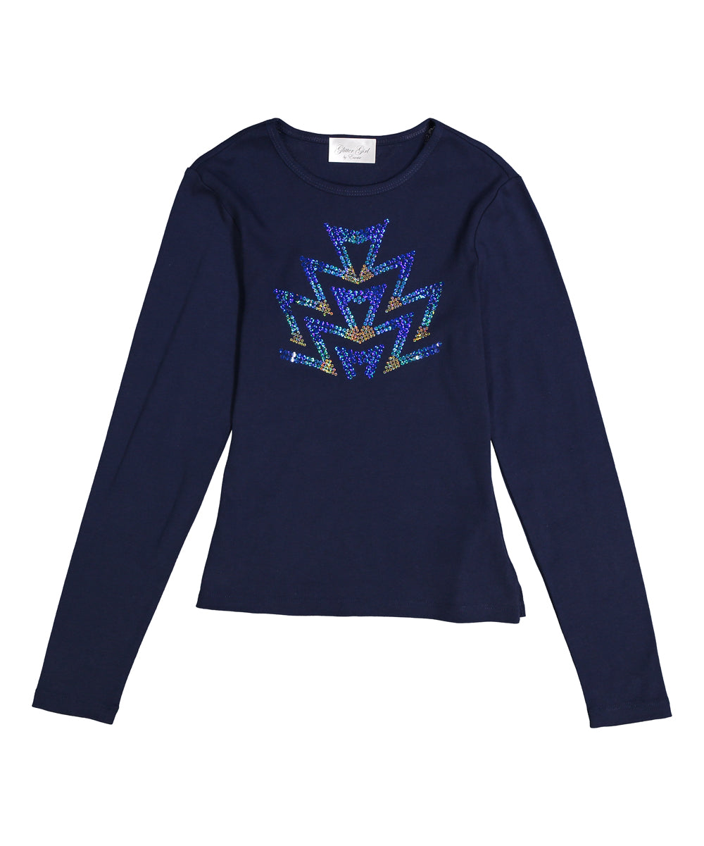 Girls Long Sleeve Top - Aztec