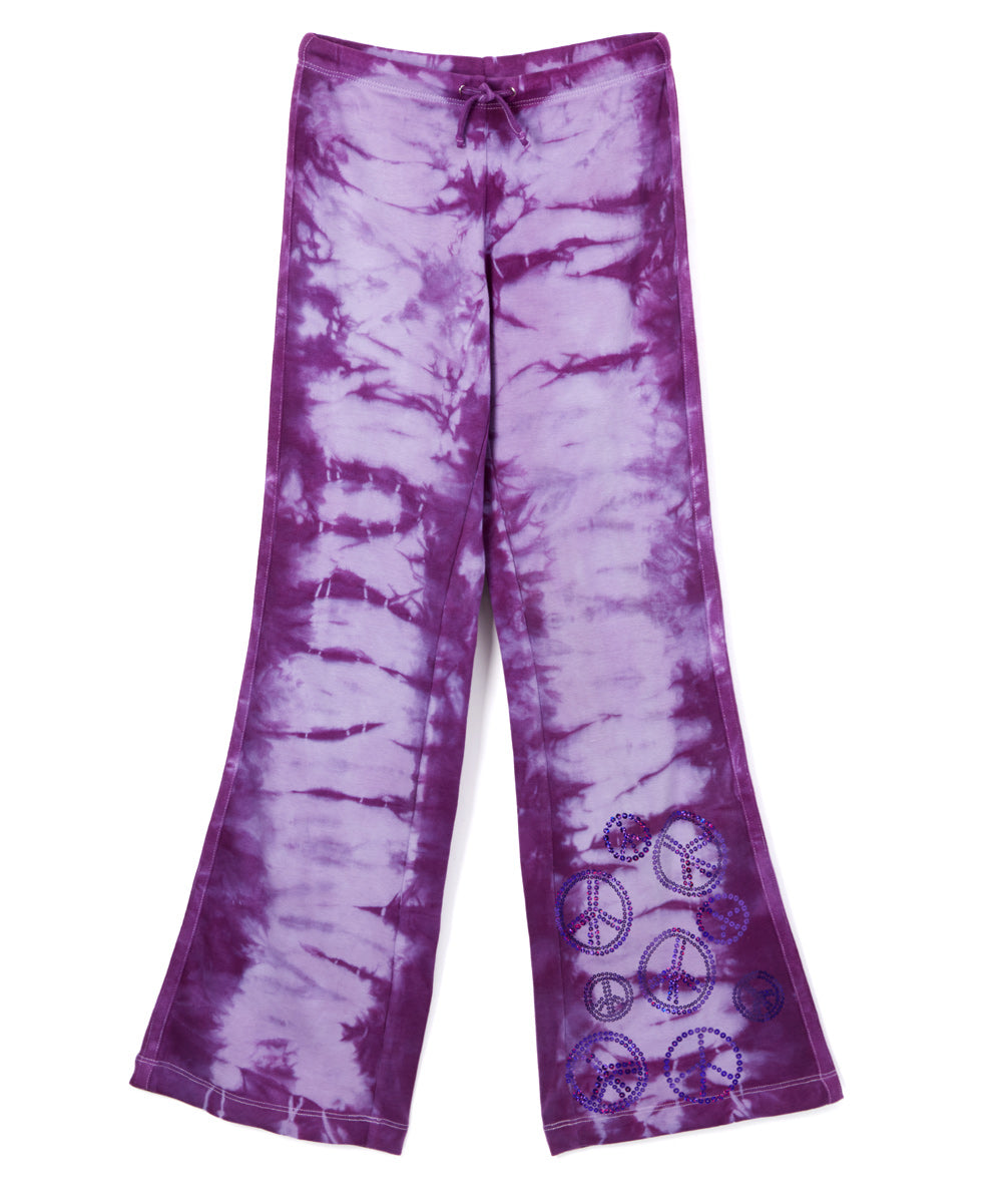 Girls Pant - Sequin Peace Sign