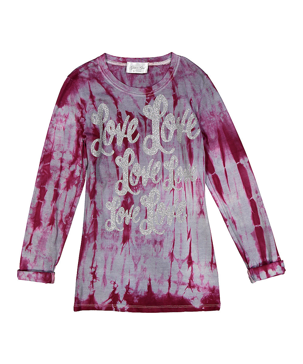 Girls Long Sleeve Top - Love