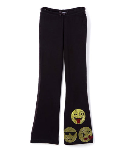 Girls Drawstring Pant - Emojis By Glitter Girl