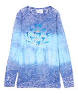 Girls Longs Sleeve Top -Sequin Aztec