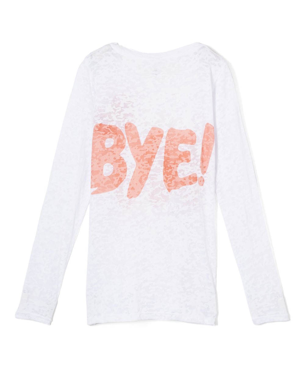 Girls Long Sleeve Top - Hi/Bye