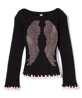 Girls Long Sleeve Top - Wings