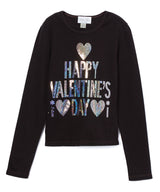 Girls Valentine Top