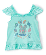Girls Top Short Sleeve - Easter Bunny