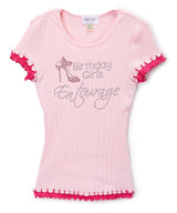 Girls Top Short Sleeve Top - Birthday Girls