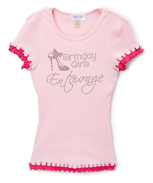 Girls Top Short Sleeve Top - Birthday Girls