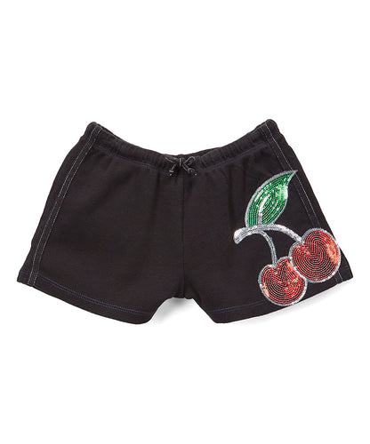 Girls Shorts - Sequin Cherry