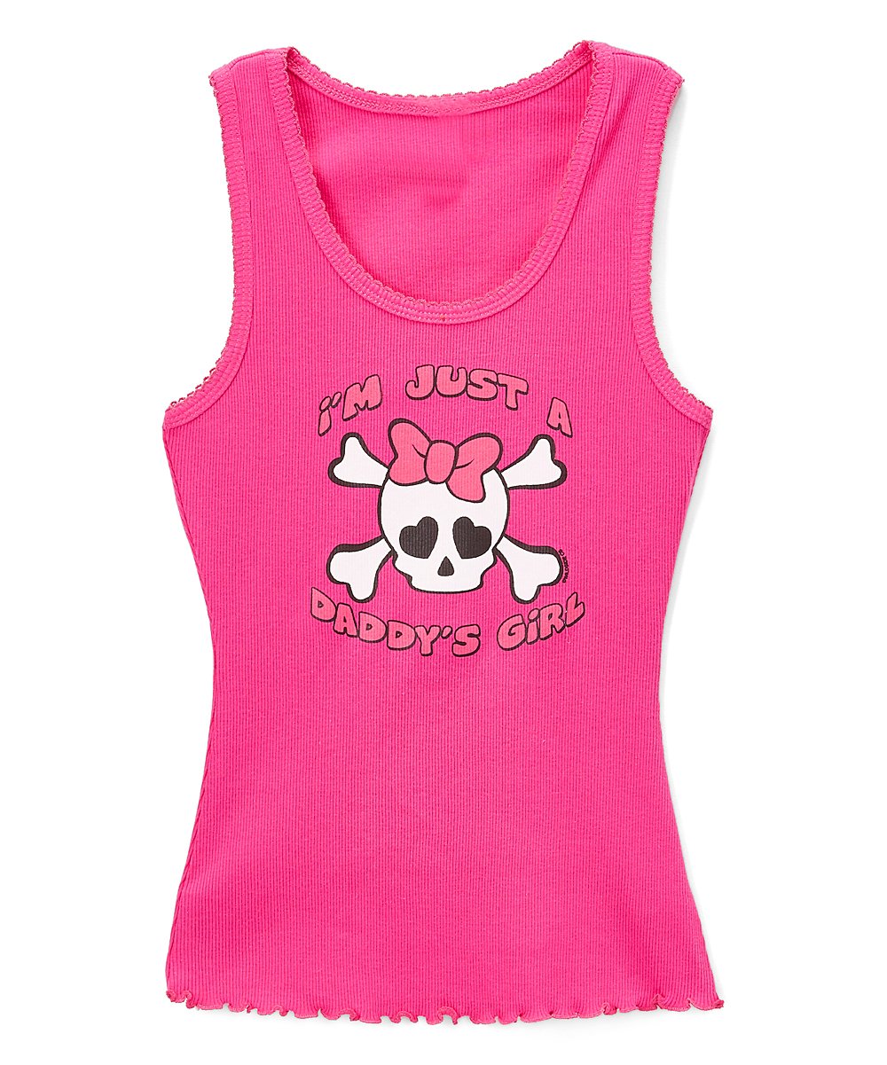Girls Sleeveless Top - Skull