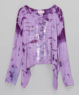 Girls Long Sleeve Top - Sequin Horse