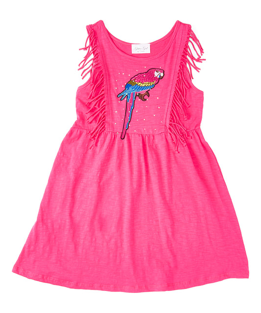 Girls Dress - Parriot  By Glitter Girl