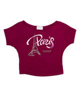 Girls Top Short Sleeve Top Paris