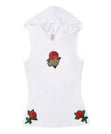 Girls Sleeveless Top - Flowers