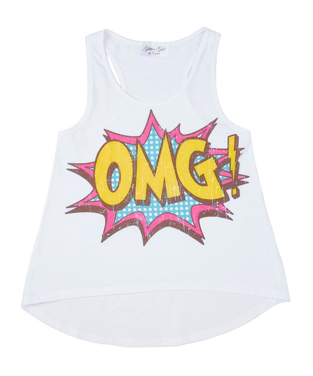 Girls Sleeveless Top -OMG