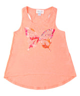Girls Sleeveless Top - Butterfly