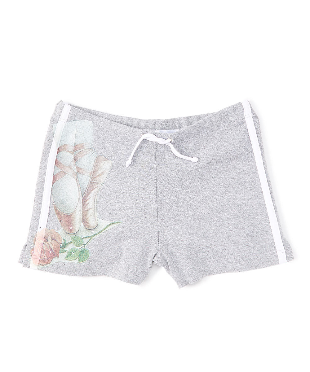 Girls Shorts - Ballet Slippers