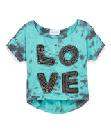 Girls Short Sleeve Top - Love